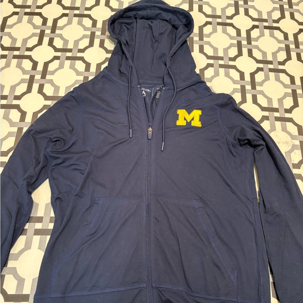 Antigua Navy Hoodie with University of Michigan Logo